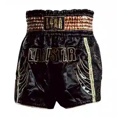 LARA STAR Boxing Shorts Black