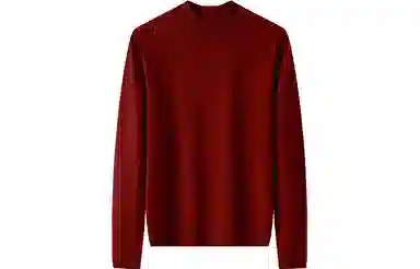 恒源祥 纯色休闲半高领针织套头毛衣 女款