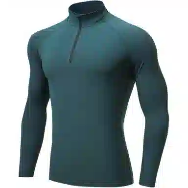 浪莎 高领运动篮球跑步健身衣 男款