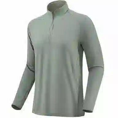 浪莎 半拉链速干透气运动户外跑步健身衣 男款