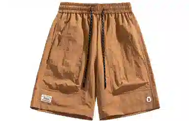 大卫贝肯 美式街头基础款百搭宽松抽绳速干户外工装五分休闲短裤 男女同款