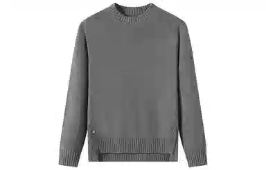 恒源祥 纯色半高领侧开叉套头长袖毛衣 女款