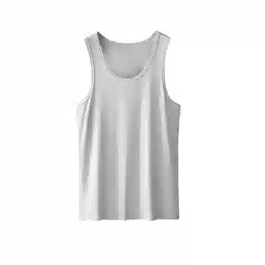 对你的私语 纯色亲肤凉感柔软透气背心 男款