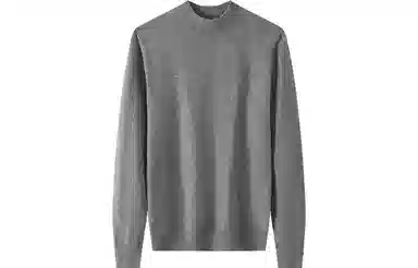 恒源祥 纯色休闲半高领针织套头毛衣 女款