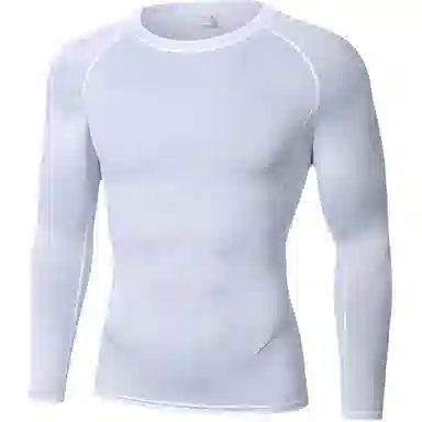 浪莎 精英长袖运动紧户外篮球健身衣 男款