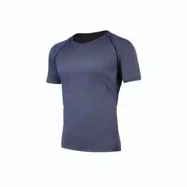 浪莎 运动舒适透气短袖健身衣 男款