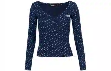 APEA Sweetheart V-Neck Long Sleeve Tee