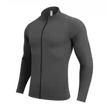 BKCXZICE Basic Zip-Up Jacket