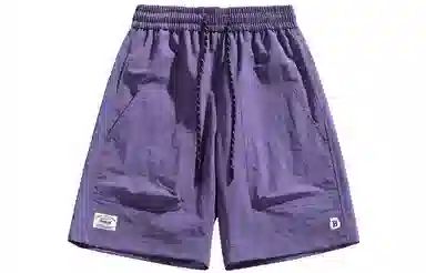 大卫贝肯 美式街头基础款百搭宽松抽绳速干户外工装五分休闲短裤 男女同款