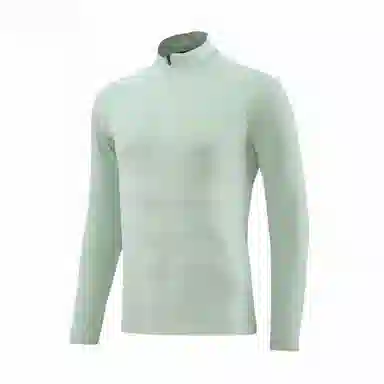 浪莎 半拉链弹力速干立领健身衣 男款