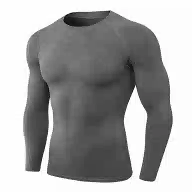 浪莎 户外运动长袖健身衣 男款