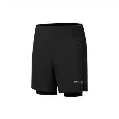 Saucony Woven Elastic Shorts Black