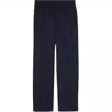 GUCCI Slim Fit Zip Casual Pants Navy Blue
