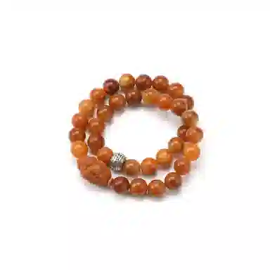 檀纳 八方来财风化双圈风文玩手持盘玩佛珠念珠手持多圈文玩#好运 菩提根 手串 男女同款情侣款