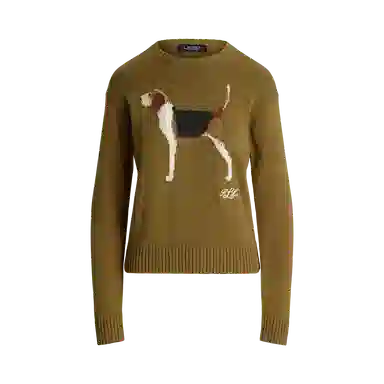 Ralph Lauren Big Dog Crewneck Sweater Olive