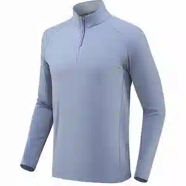 浪莎 半拉链速干透气运动户外跑步健身衣 男款