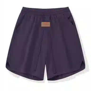 三体 问题系列  简约纯色基础百搭宽松直筒松紧系绳美式复古高街潮牌时尚舒适学生多巴胺个性薄款跑步健身休闲短裤 男女同款