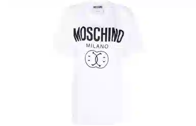 MOSCHINO SS22 Double Smiley LogoT