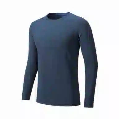 浪莎 速干透气长袖薄款弹力户外健身衣 男款