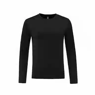 浪莎 运动长袖简约圆领纯色百搭健身衣 男款