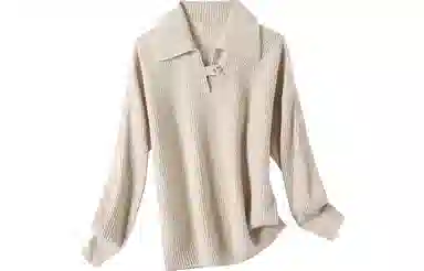 恒源祥 纯色保暖长袖毛衣 男女同款