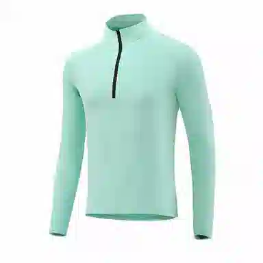 浪莎 半拉链跑步速干长袖健身衣 男款