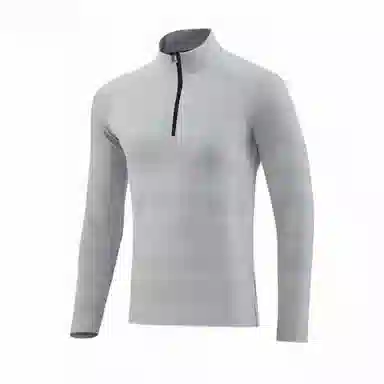 浪莎 半拉链弹力速干立领健身衣 男款