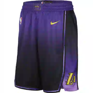 Nike x NBA Los Angeles Lakers Basketball Shorts Black