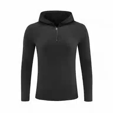 浪莎 训练连帽薄款速干透气弹力休闲健身衣 男款