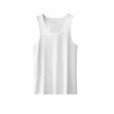 对你的私语 纯色亲肤凉感柔软透气背心 男款