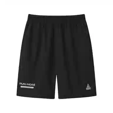 匹克 舒适透气运动游泳吸湿速干宽松五分篮球裤 男女同款 黑色