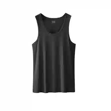 对你的私语 纯色亲肤凉感柔软透气背心 男款