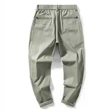 海尔斯 时尚潮牌修身直筒九分裤薄款百搭锥形休闲裤 男款