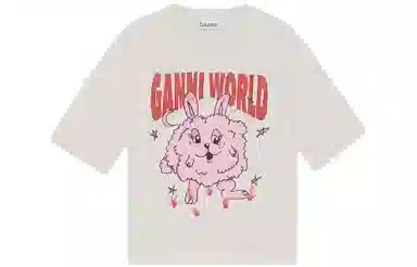 GANNI Logo Graphic T-Shirt