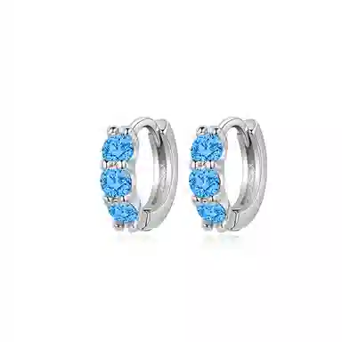 饰伴 锆韵流光 时尚简约 精致高级 雅致 小众 创意设计日常百搭 甜美清新 好运 温柔大方 合金 耳环 女款