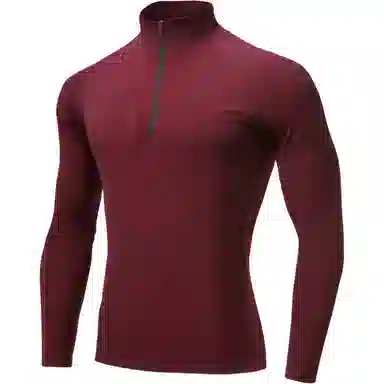 浪莎 高领运动篮球跑步健身衣 男款