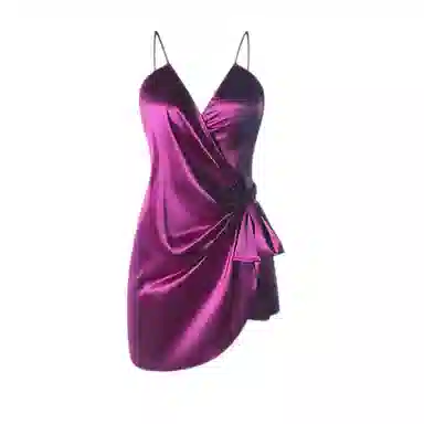 潞优野 纯色休闲时尚无袖家居服睡裙 女款