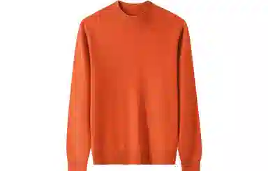 恒源祥 纯色半高领针织套头毛衣 女款