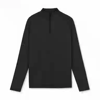 浪莎 高领修身加绒半拉链跑步训练长袖健身衣 男款