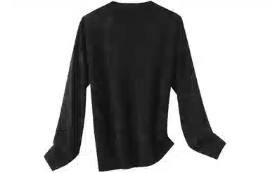 恒源祥 圆领纯色提花套头毛衣 女款