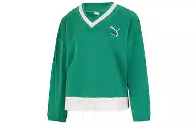 Puma Women Fashion V neck Sweatshirt