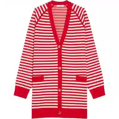 MaxMara Tenore Jacquard Viscose Cardigan