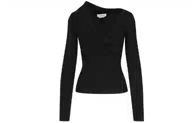 Alexander McQueen FW21 Black Knit Sweater