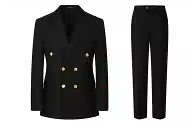 JOHNHOLLIS Blazer Double-Breasted Suit