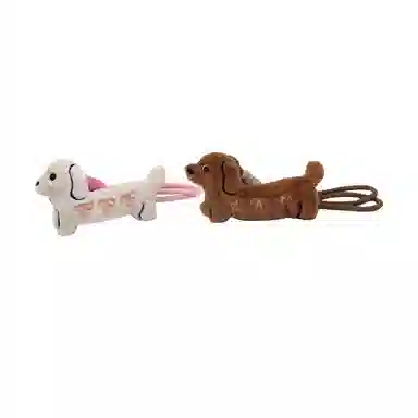 Danqin Mini Dachshund Plush Keychain