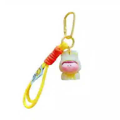 咕轹 可爱卡通植绒莉莉丝 汽车钥匙链扣 谷圈挂件