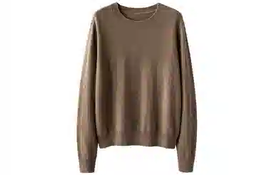 恒源祥 圆领套头纯色长袖舒适毛衣 女款