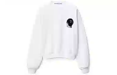 Alexander Wang SS22 White Sweatshirt
