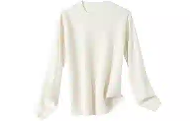 恒源祥 圆领纯色提花套头毛衣 女款