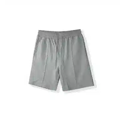 我是大卫 美式宽松运动卫裤薄款纯色百搭简约休闲短裤 男女同款 浅灰色